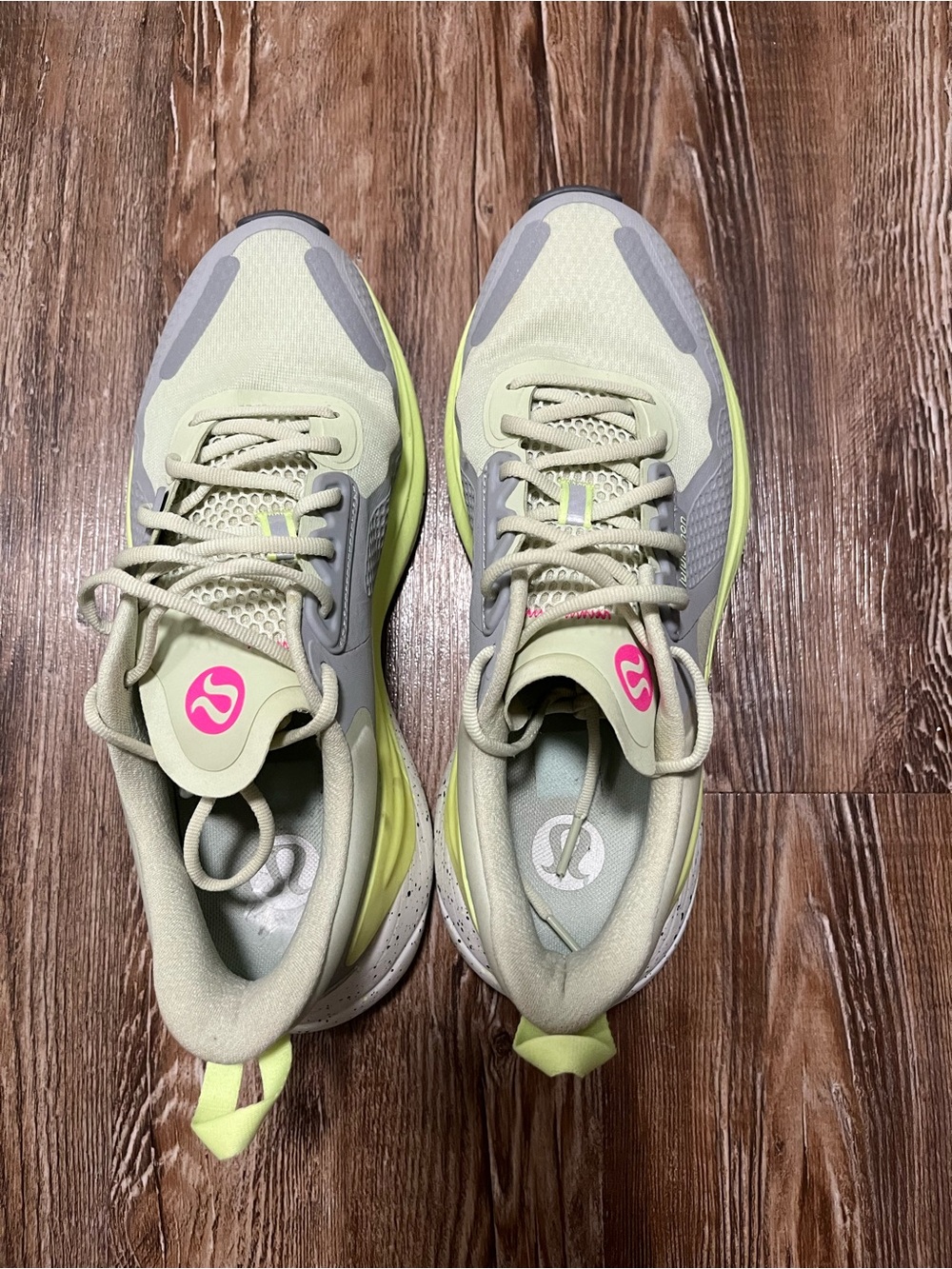 Lululemon light Green and Gray Women's Running Shoes - Neutral Brand